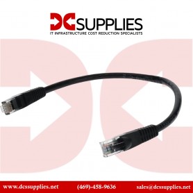 AddOn ADD-10FCAT6-BK RJ-45 M/M Patch Cable 10FT Black CAT6 UTP PVC CU