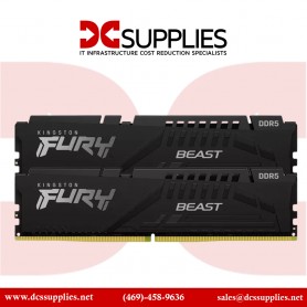 Kingston KF552C40BBK2-64 Technology 64GB 5200MHZ DDR5 CL40 DIMM Kit Of 2 Fury Beast Black