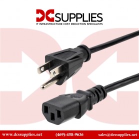 StarTech.com PXTF1016 6 ft Computer Power Cord - Flat NEMA 5-15P to C13