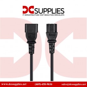 Startech.com 1415R-3F-POWER-CORD 3ft (1m) Power Extension Cord