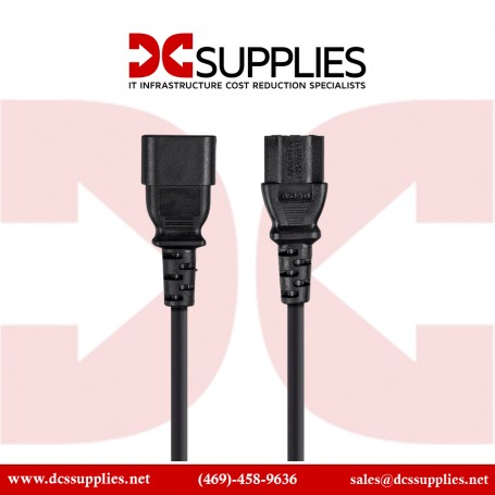Startech.com 1415R-3F-POWER-CORD 3ft (1m) Power Extension Cord