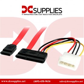 StarTech.com SAS729PW18 18 inch SAS 29 Pin to SATA Cable with LP4 Power