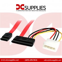 StarTech SAS729PW18 18in SAS 29 Pin to SATA Cable with LP4 Power