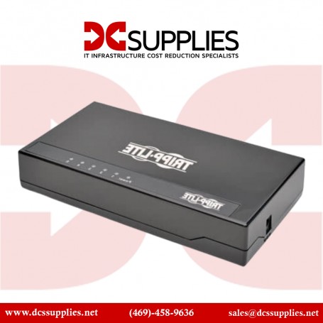 Tripp Lite NG5 5-Port 10/100/1000 Mbps Desktop GbE Unmanaged Switch with Metal Housing