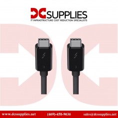 Belkin F2CD084BT0.8MBK Thunderbolt 3 USB-C to USB-C Cable, Thunderbolt Certified, 40 Gbps