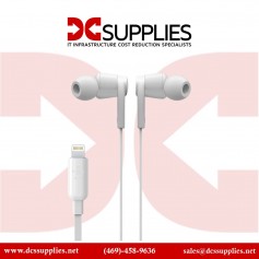 Belkin G3H0001BTWHT Rockstar Headphones with Lightning Connector - White