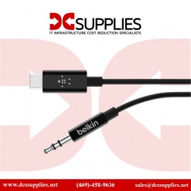 Belkin F7U079BT03-BLK 3.5mm Audio Cable with USB-C Connector