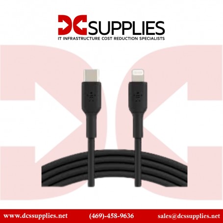 Belkin CAA002BT1MBK BoostCharge Braided Lightning to USB-A Cable (3.3ft Black)