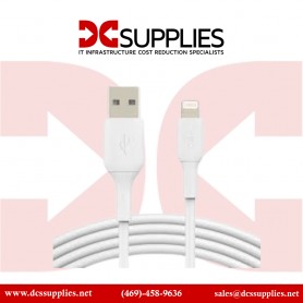 Belkin CAA002BT1MWH Boost Charge Braided Lightning Cable - 3.3ft/1M