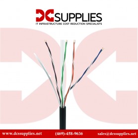 Belkin A7L704-500-BLK 500FT CAT6 Solid Bulk-PVC Network Cable Black
