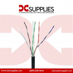 Belkin A7L704-500-BLK 500FT CAT6 Solid Bulk-PVC Network Cable Black