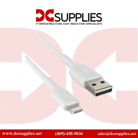 Belkin CAB002BT2MWH Boost Charge Braided USB-C to USB-A Cable (2M / 6.6ft, White)