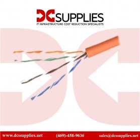 Belkin A7L704-500-ORG CAT6 Solid Bulk Cable - 500 ft Category 6 Network Cable orange
