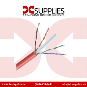 Belkin A7L704-500RED-P 500FT CAT6 Solid Bulk Cable 4PR 23AWG Red