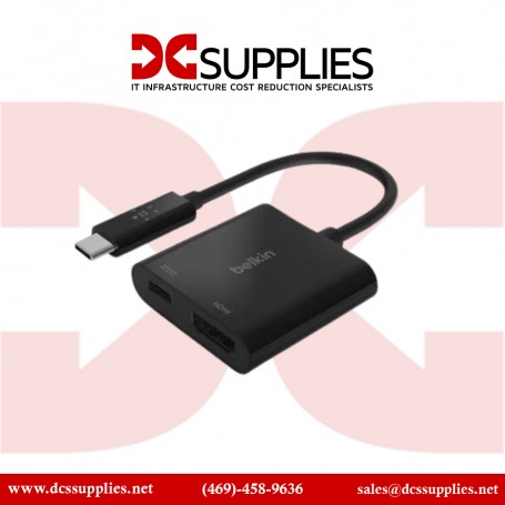 Belkin AVC002BK-BL USB-C to HDMI + Charge Adapter - adapter - HDMI / USB