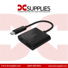 Belkin AVC002BK-BL Dual Port USB-C Charge Video Adapter