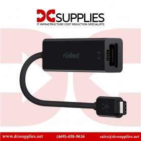 Belkin B2B145-BLK USB-C to Gigabit Ethernet Adapter