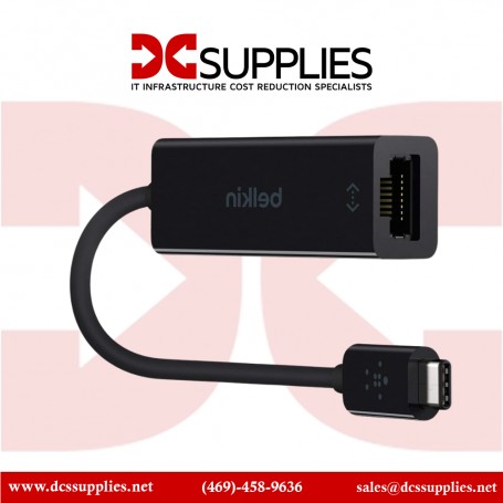 Belkin B2B145-BLK USB-C to Gigabit Ethernet Adapter