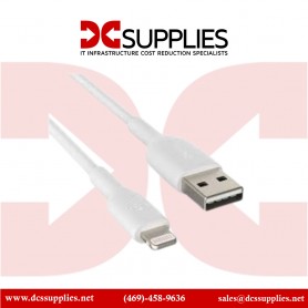 Belkin CAA001bt0MWH BOOST UP CHARGE Lightning to USB-A Cable, 6 Inches