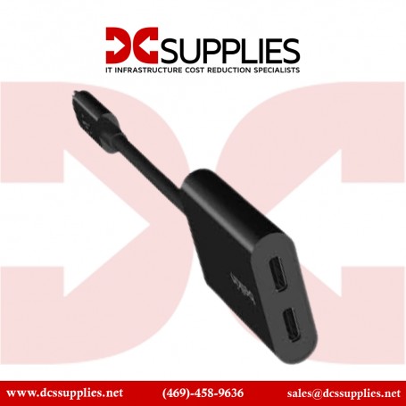 Belkin F7U081BTBLK USB Type-C Audio & Charge Adapter