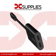 Belkin F7U081BTBLK USB Type-C Audio & Charge Adapter
