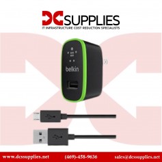 Belkin F8M886TT04-BLK 12W USB-A wall charger + USB-A to Micro-USB Cable – Black