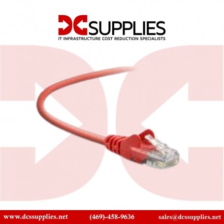 Belkin CE001B02-RED-S 2FT CAT6 UTP Patch Cable Snagless Red