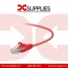 Belkin CE001B04-RED-S Ethernet Cable – Red CAT6 Slim Gigabit Snagless UTP