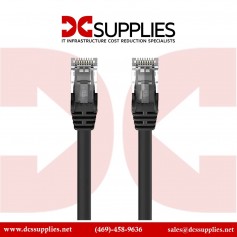 Belkin CE001B12-BLK-S Ethernet Cable Black CAT6 Slim Gigabit Snagless UTP