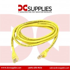 Belkin A3L980-07-YLW Ethernet Cable Yellow Slim Gigabit Snagless UTP