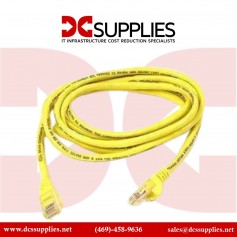 Belkin CE001B07-YLW-S Ethernet Cable Yellow CAT6 Slim Gigabit Snagless UTP