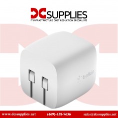 Belkin WCH001DQWH 30W USB-C PD GaN Wall Charger