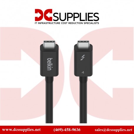 Belkin INZ002BT2MBK 2M Thunderbolt 4 Cable Active - High-Speed 40Gbps Data Transfer