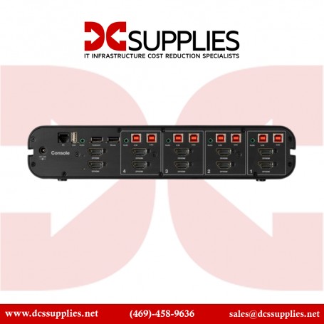 Belkin F1DN204KVM-UN-4 4-Port Universal 2nd Gen Secure 2-Head KVM Switch