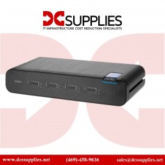 Belkin F1DN204KVM-UN-4 Universal 2nd Gen Secure KVM Switch, 4-Port Dual Head w/ CAC