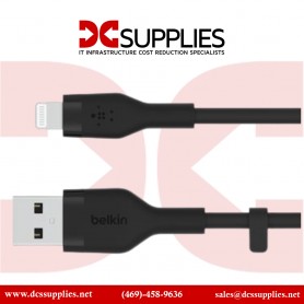 Belkin CAA008BT1MBK USB-A to LTG Silicone 1M Black 03-Retail Box
