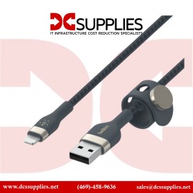 Belkin CAA010BT2MBL USB-A to LTG Braid Silver 2M Blue 03-Retail Box