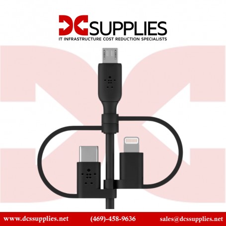 Belkin CAC001BT1MBK BOOST CHARGE Universal - USB cable - Lightning / USB - 3.3 ft