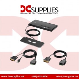 Belkin F1DN102MOD-DD-4 2-Port Single-Head DVI Modular KVM Switch with Remote