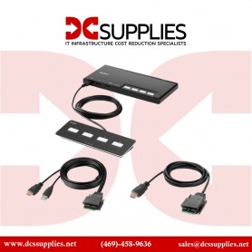 Belkin F1DN104MOD-HH-4 4-Port Single Head HDMI Modular Secure KVM Switch PP4.0 with Remote
