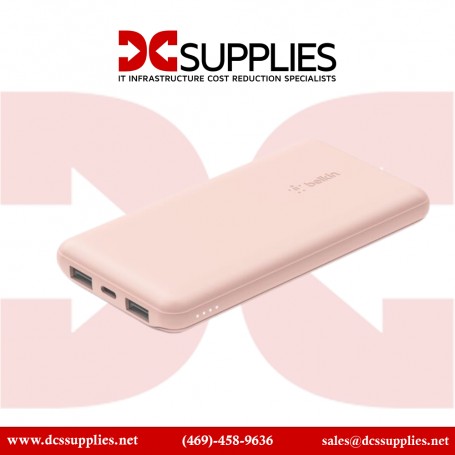 Belkin BPB011BTRG 10K Power Bank USB-A & C 15W Rose Gold