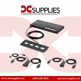 Belkin F1DN204MOD-PP-4 4-Port Dual Head DisplayPort Modular KVM Switch