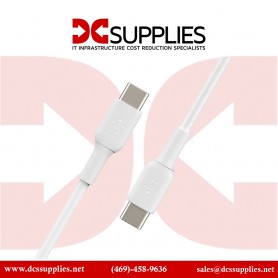 Belkin CAB003BT1MWH PVC USB C-C 2.0 1M White