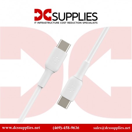 Belkin CAB003BT1MWH PVC USB C-C 2.0 1M White