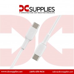 Belkin CAB003BT1MWH USB-C to USB-C Cable (1m / 3.3ft, White)