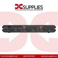 Belkin F1DN202KVM-UNN4 Universal 2nd Gen Secure KVM Switch, 2-Port Dual Head No CAC