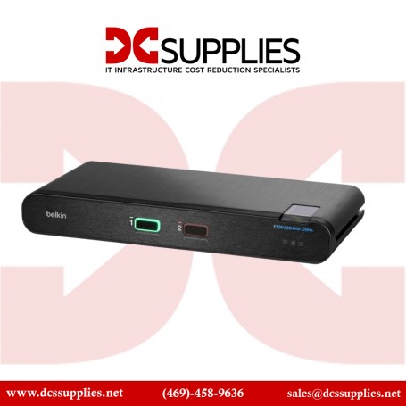 Belkin F1DN104KVM-UN-4 2nd Gen Secure KVM Switch, 4-Port Single Head with CAC