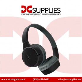 Belkin AUD001BTBKCS Soundform Kids Headphones Black with Case