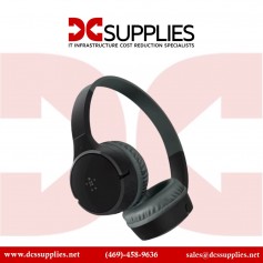 Belkin AUD001BTBKCS Wireless Headphones On-Ear for Kids Black