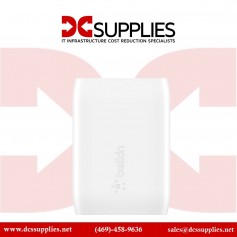 Belkin WCA005DQ1MWH-B5 USB-C PD 3.0 PPS Wall Charger 30W + USB-C to Lightning Cable